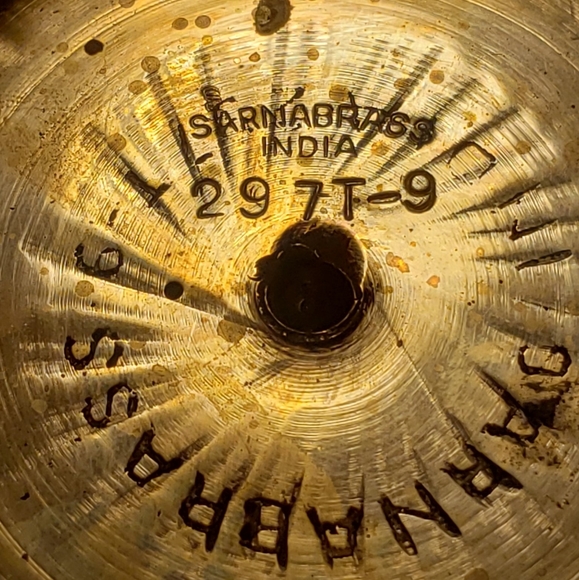 Vintage Sarna Brass Vase - Picture 7 of 7